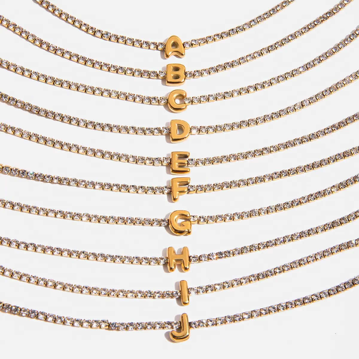 Initial Tennis Bracelet | Personalized Sparkle for Everyday Wear