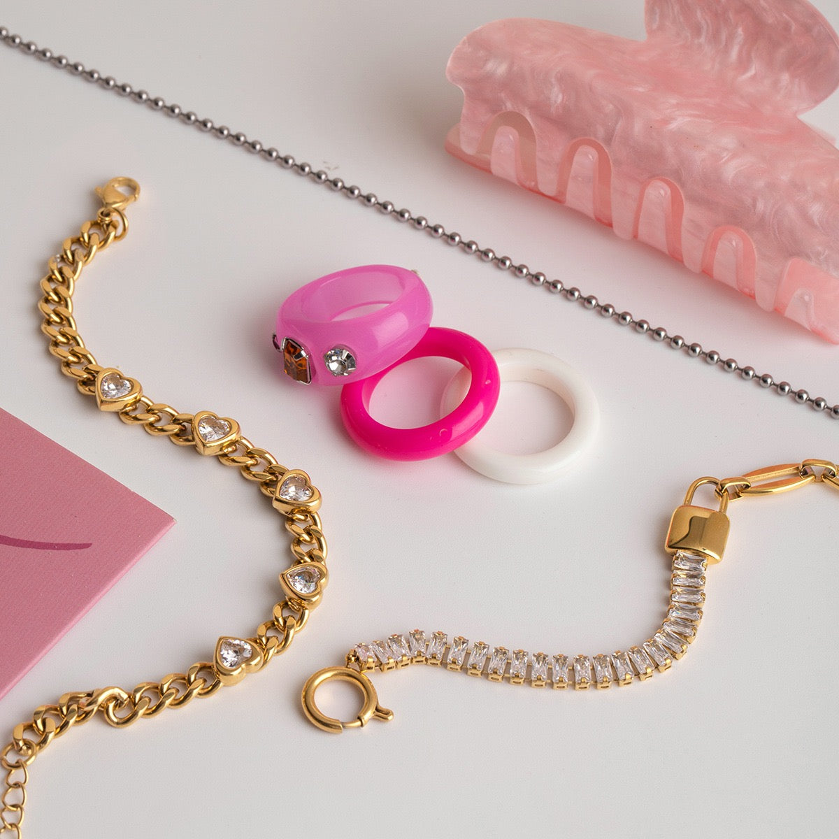 Gold Tennis Bracelet (Half)