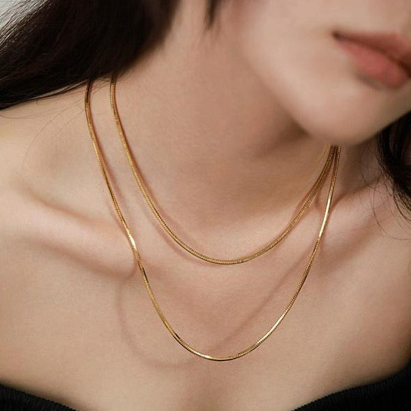 Chandler 14k Gold Snake Chain