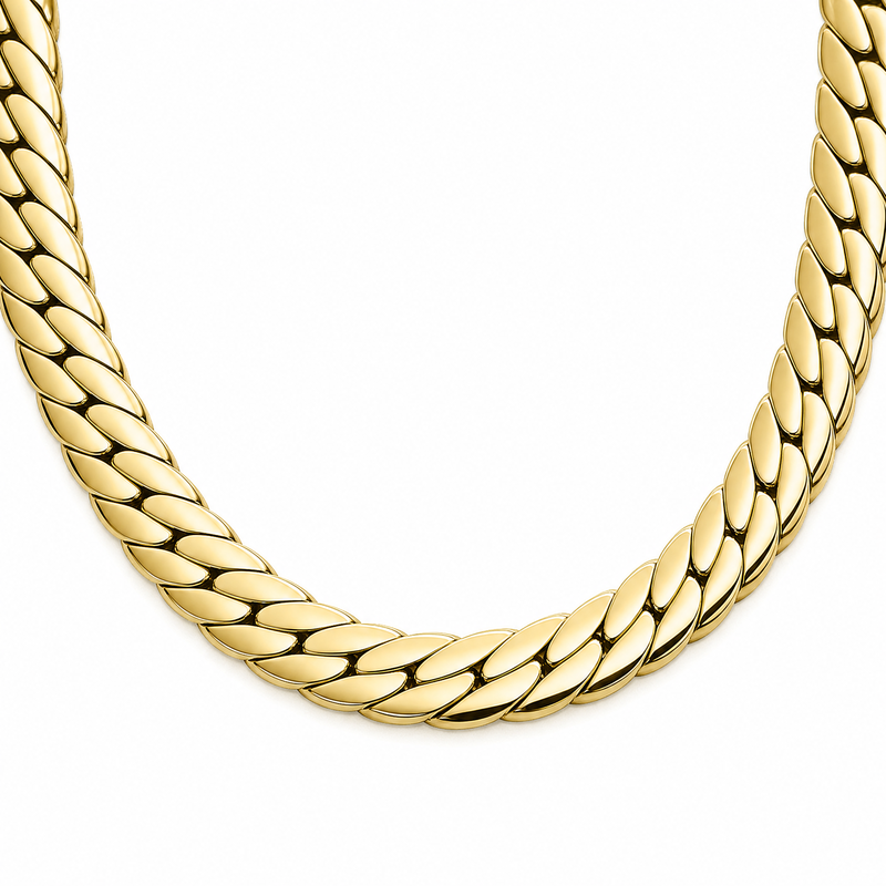 14K Gold Miami Cuban Link Chain- 5.5mm