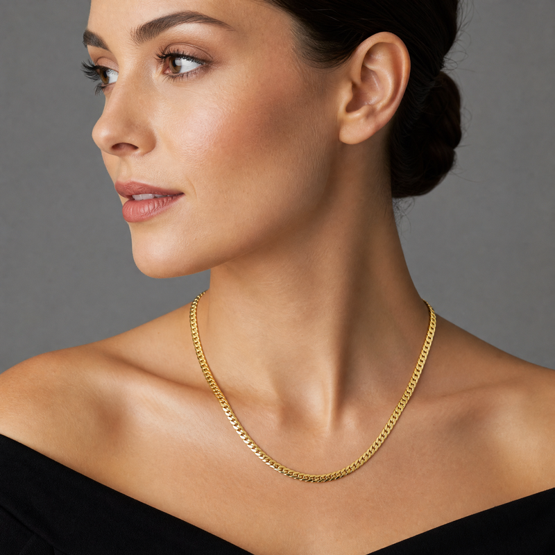 14K Gold Miami Cuban Link Chain- 5.5mm