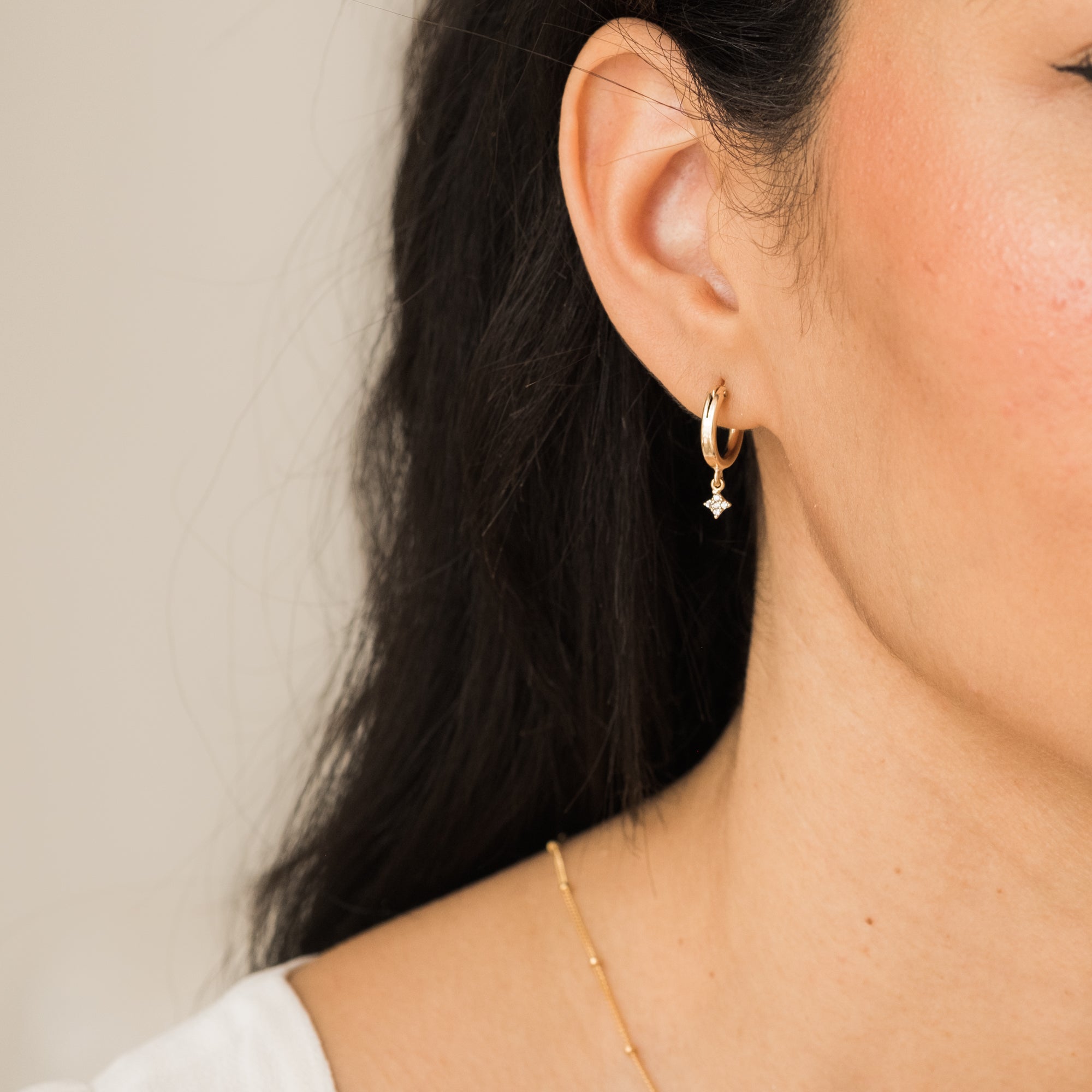 Stardust Hoop Earrings