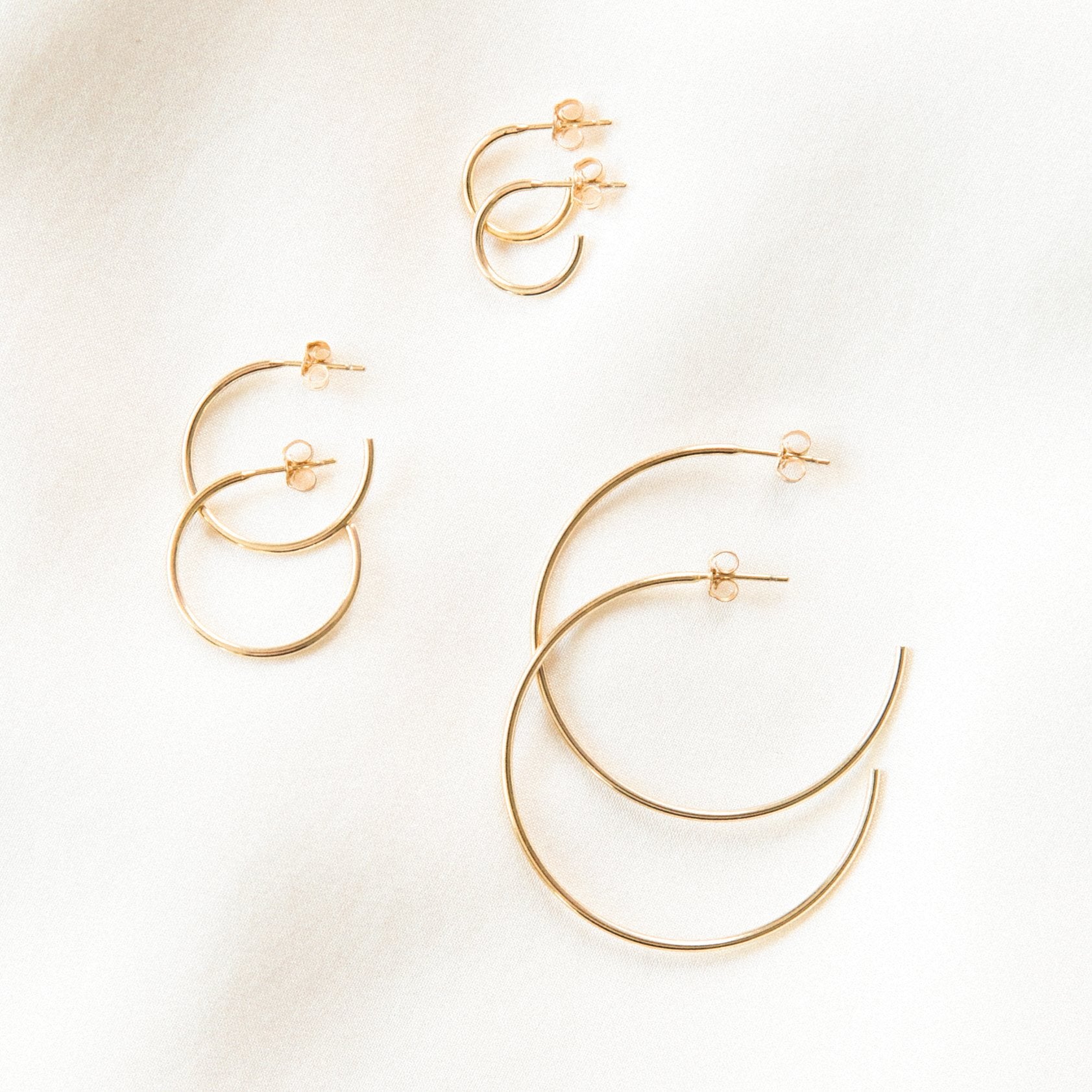 Open Hoop Earrings