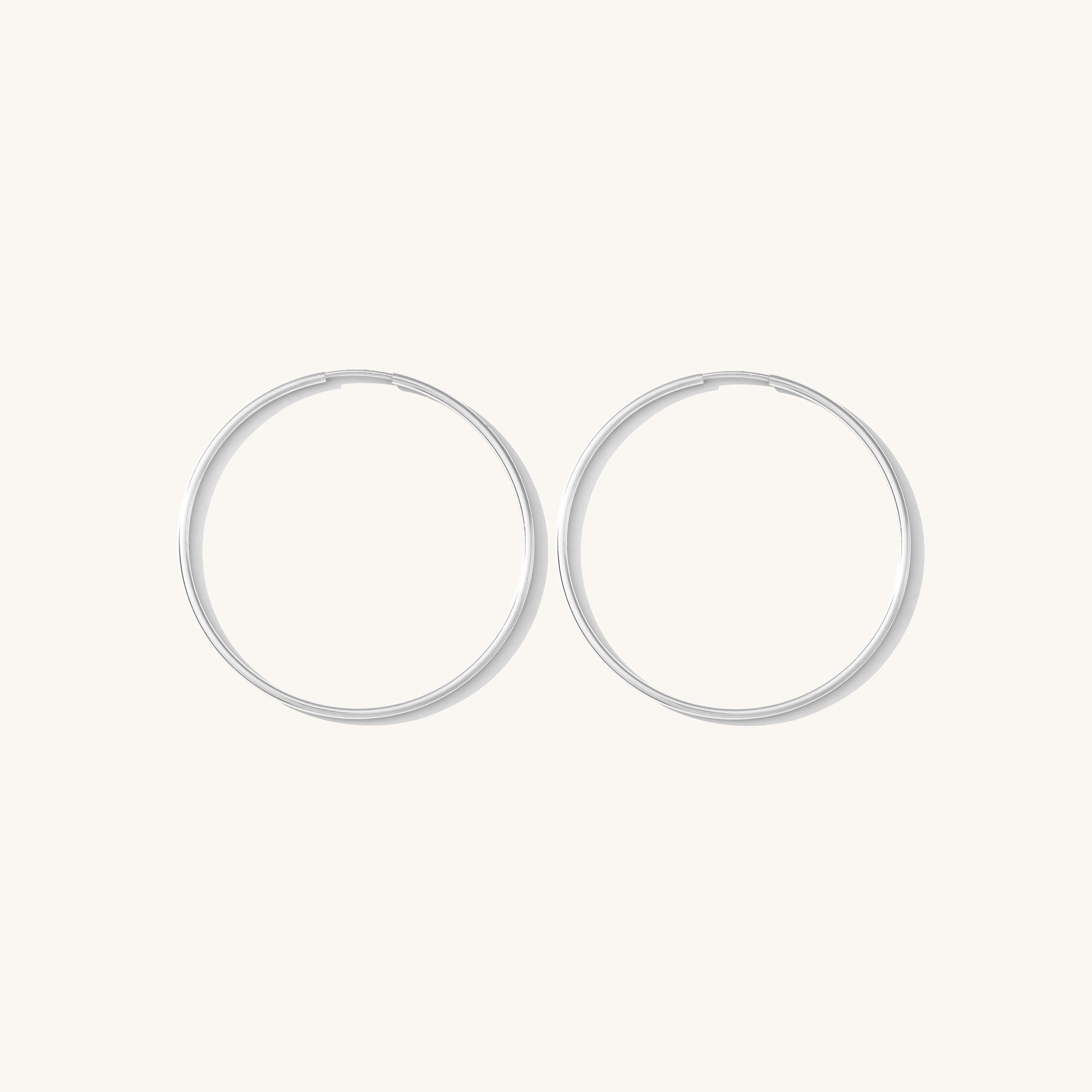 Thin Hoop Earrings