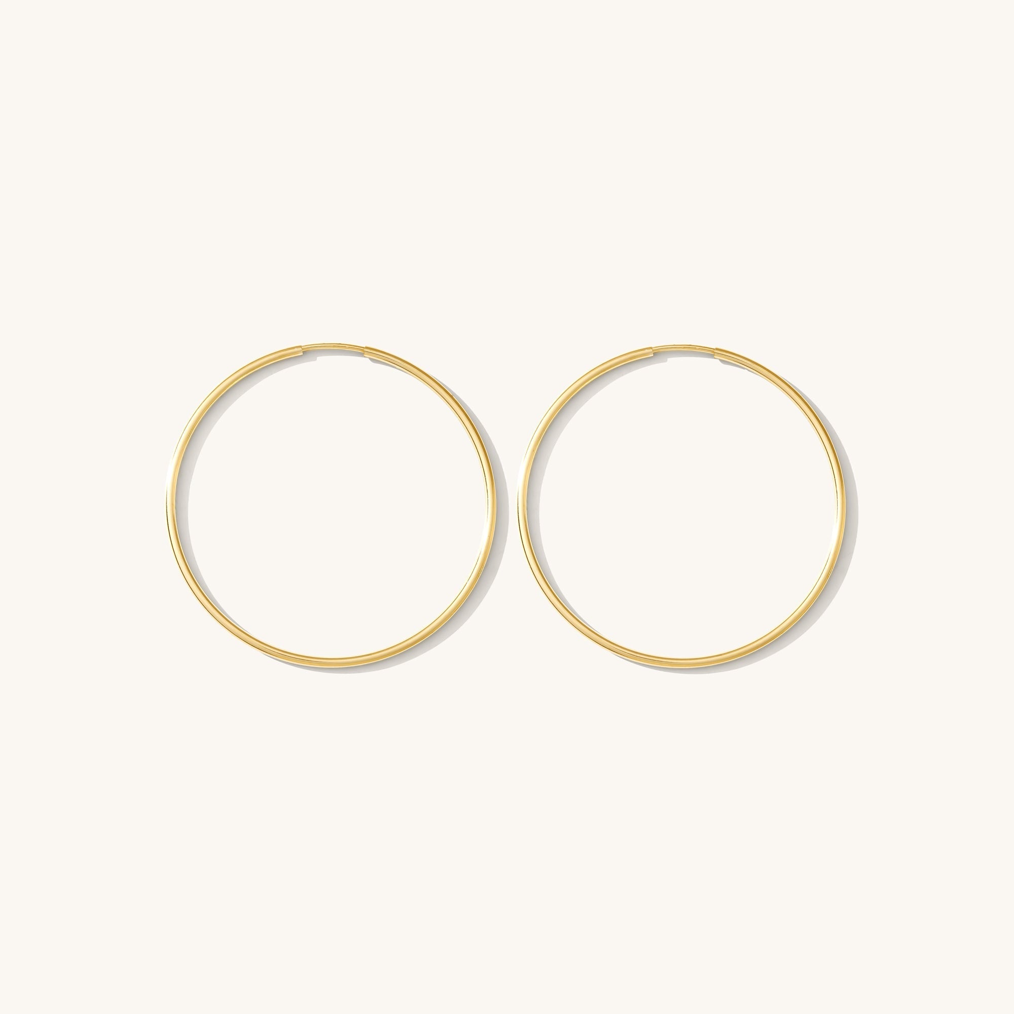 Thin Hoop Earrings