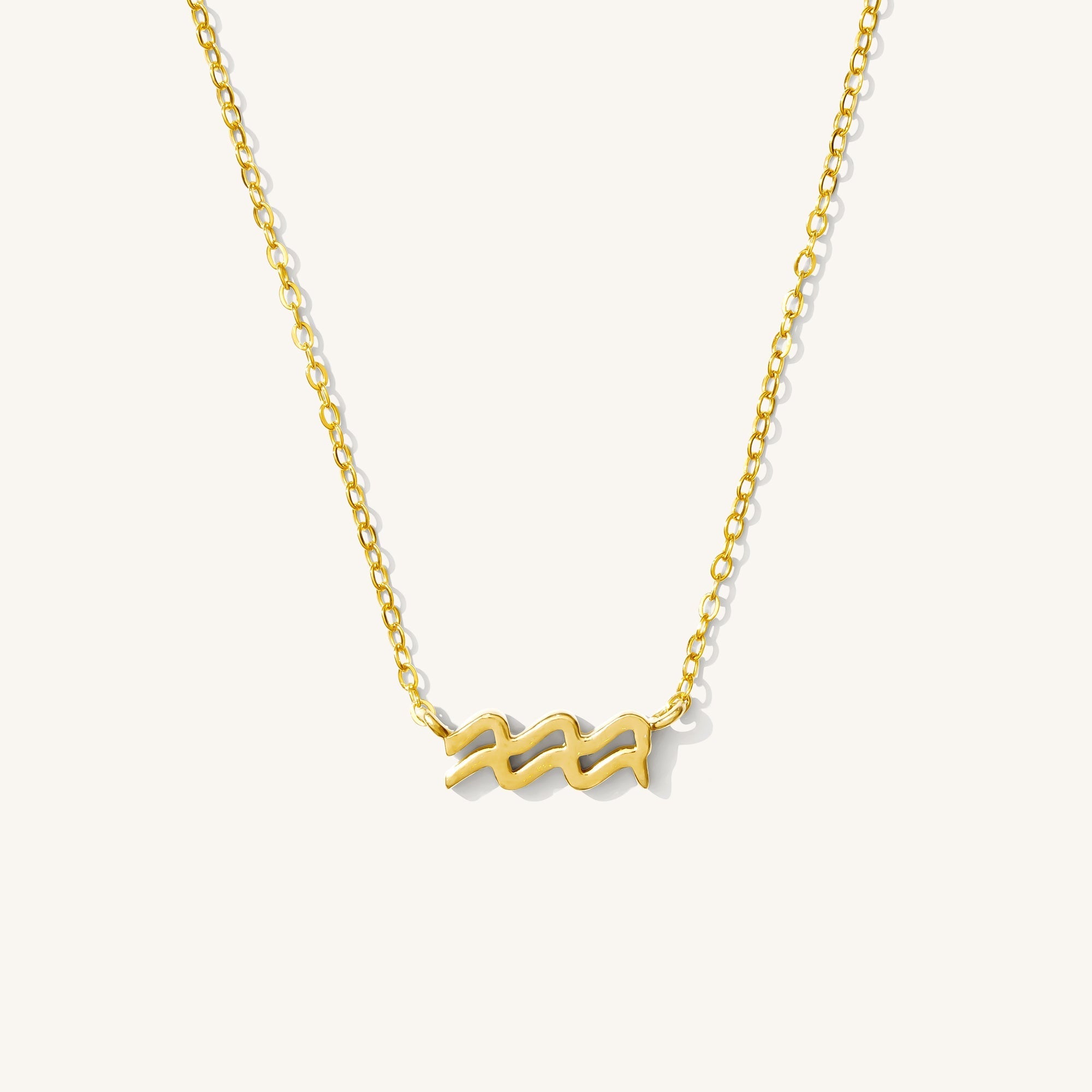 14K Gold Tiny Zodiac Necklace