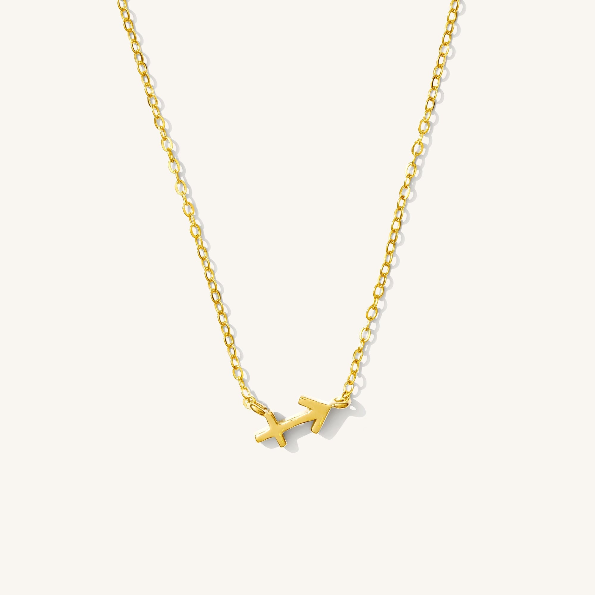 14K Gold Tiny Zodiac Necklace
