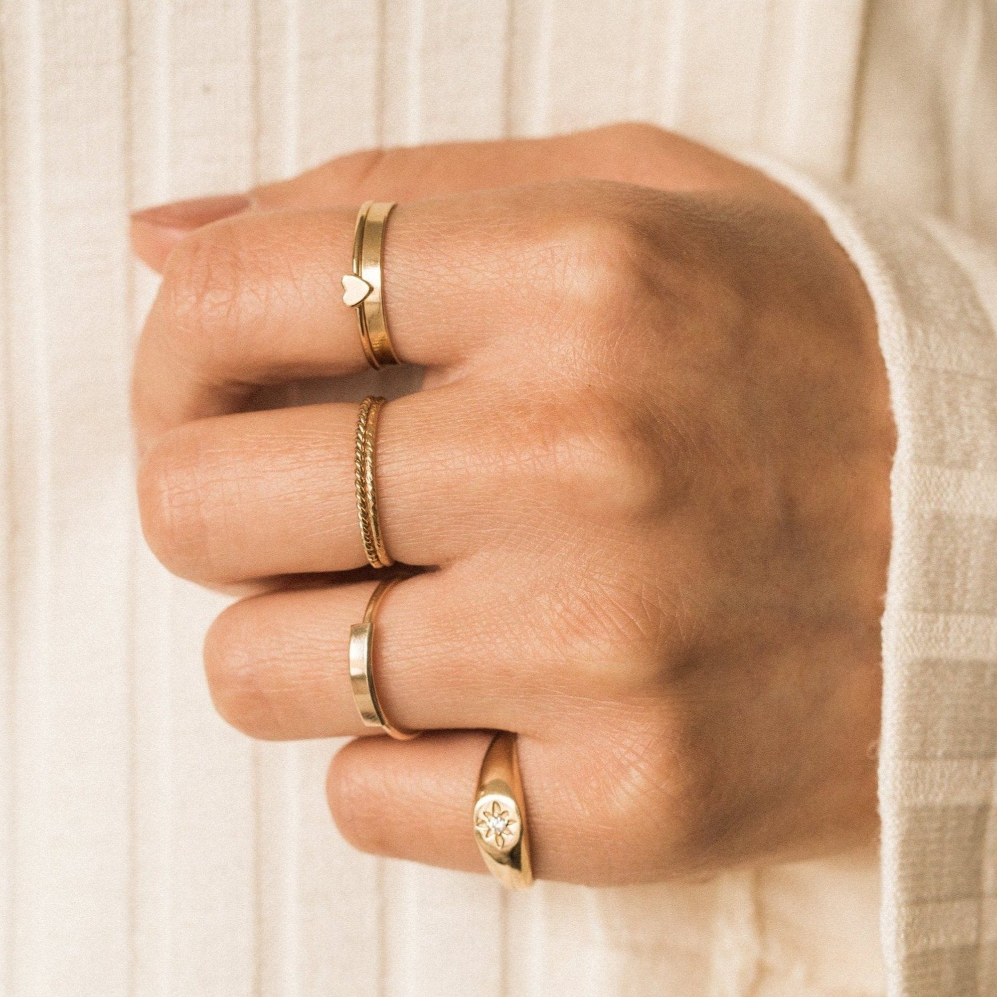 Starburst Signet Ring