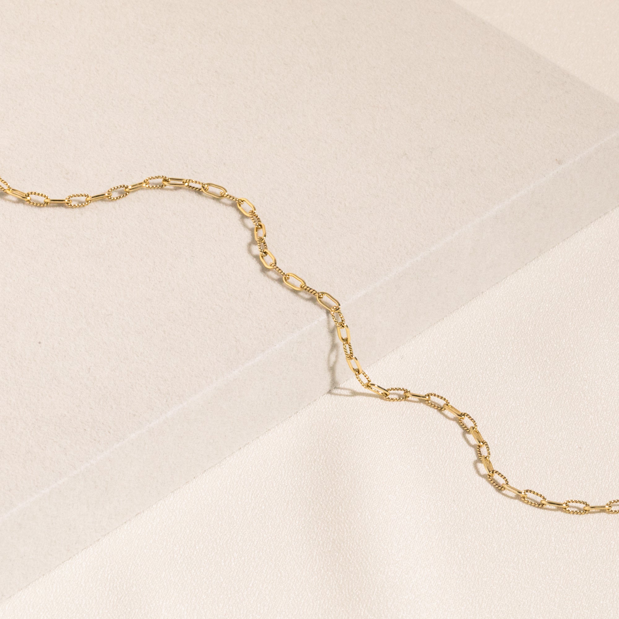 Twisted Paperclip Chain Bracelet
