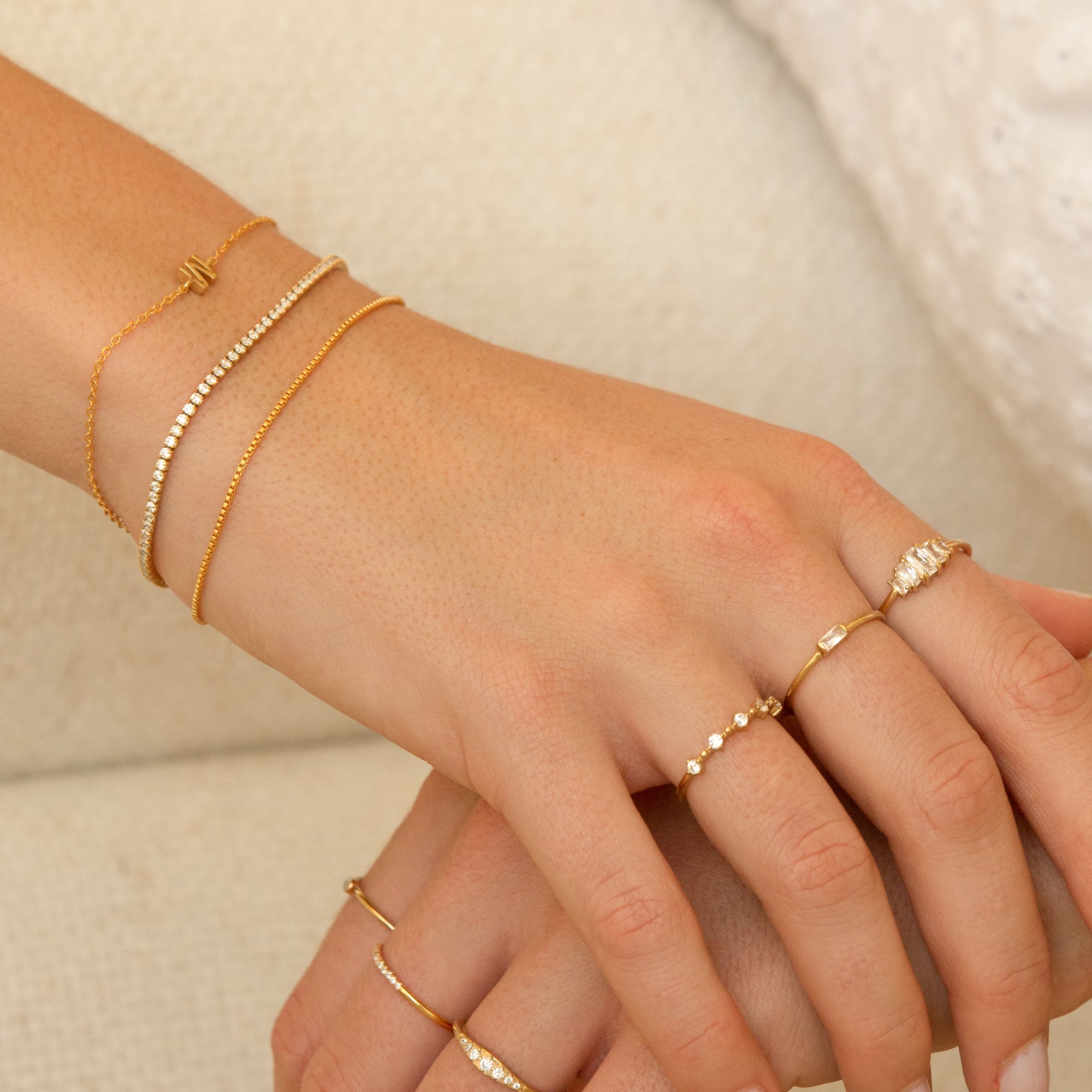 Dainty CZ Tennis Bracelet