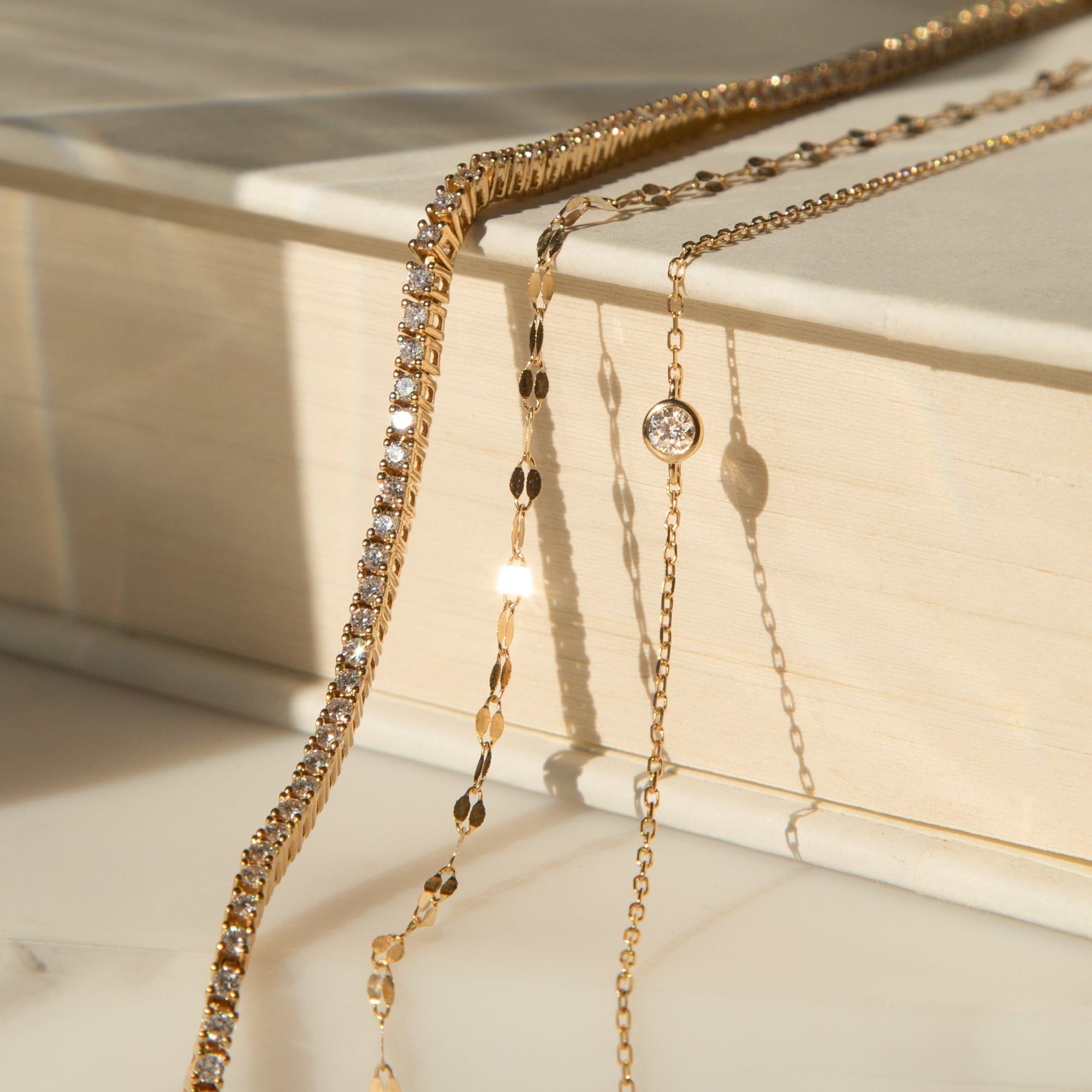 Twisted Lace Chain Bracelet