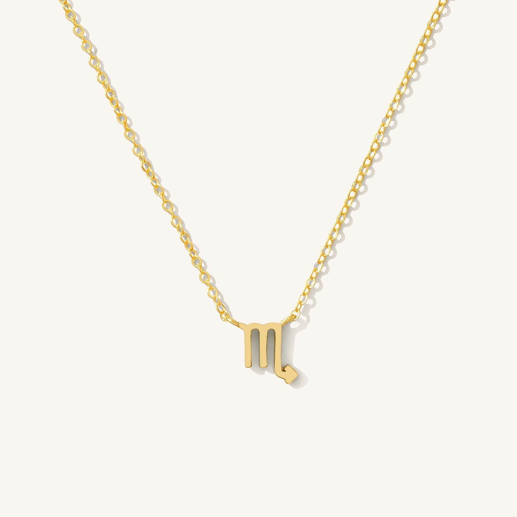14K Gold Tiny Zodiac Necklace