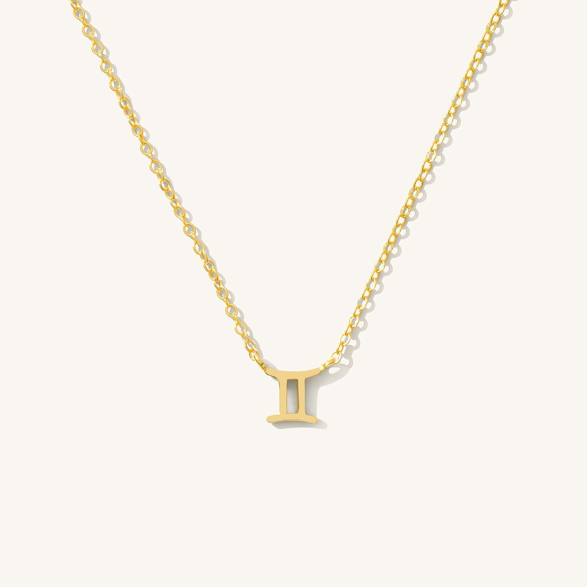 14K Gold Tiny Zodiac Necklace