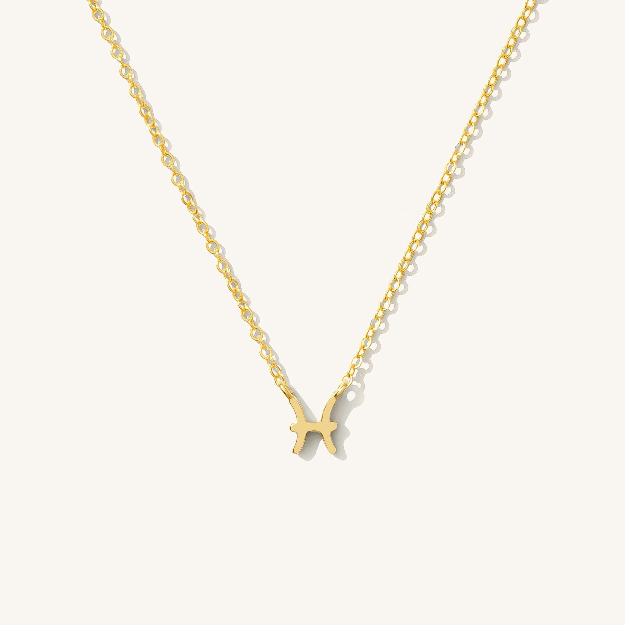 14K Gold Tiny Zodiac Necklace