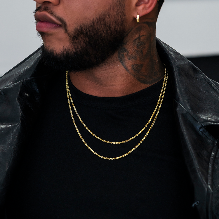 Rope Chain — 14K Yellow Gold | 2mm