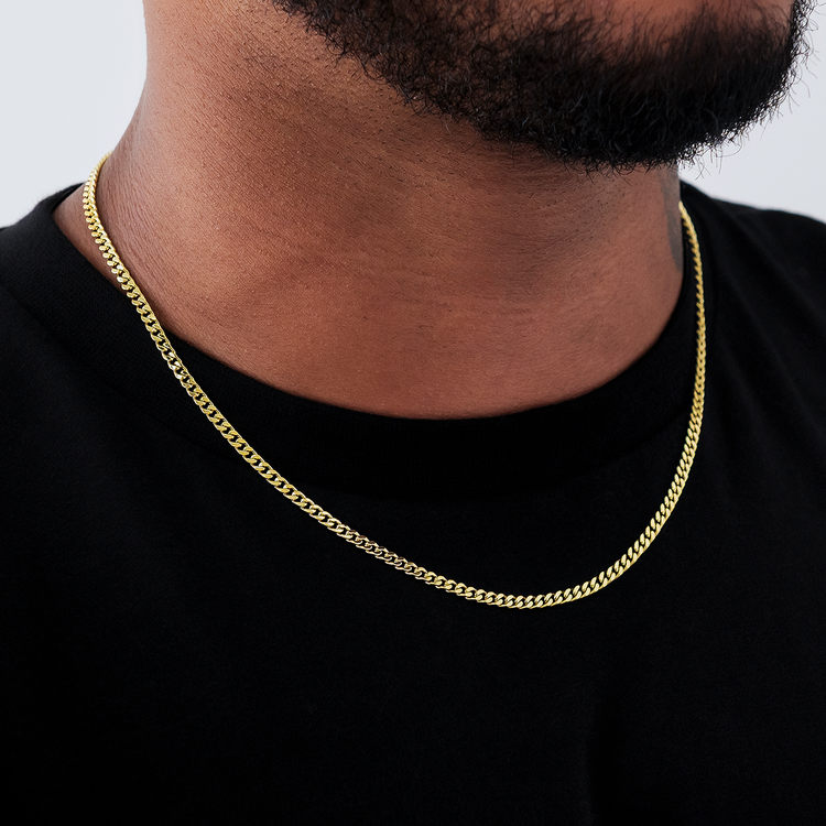 Miami Cuban Chain in 14K Gold - 3mm