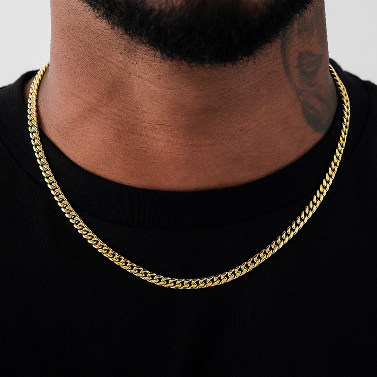 Miami Cuban Chain in 14K Gold - 5mm