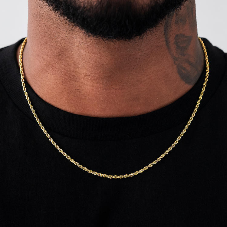 Rope Chain — 14K Yellow Gold | 2mm