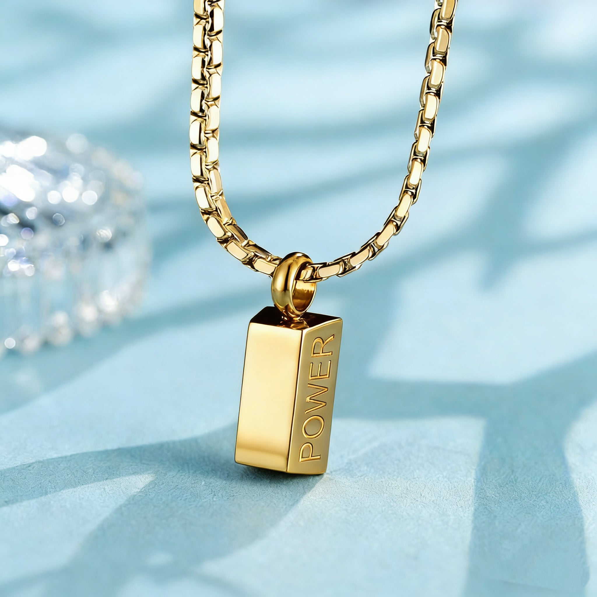 14K Gold “POWER” Necklace