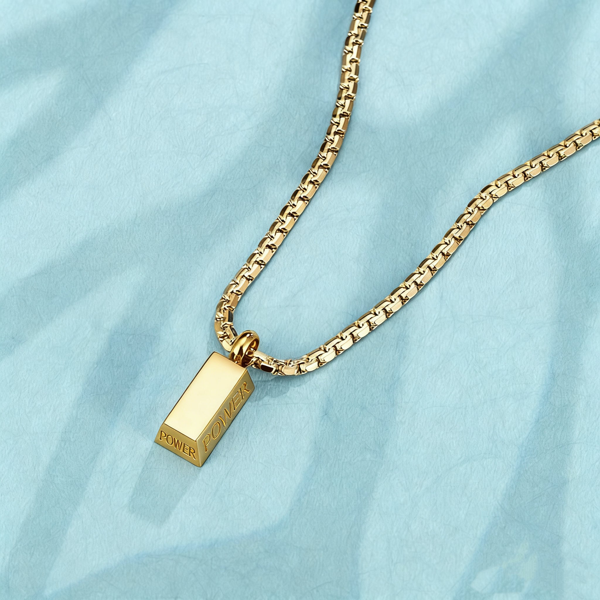 14K Gold “POWER” Necklace