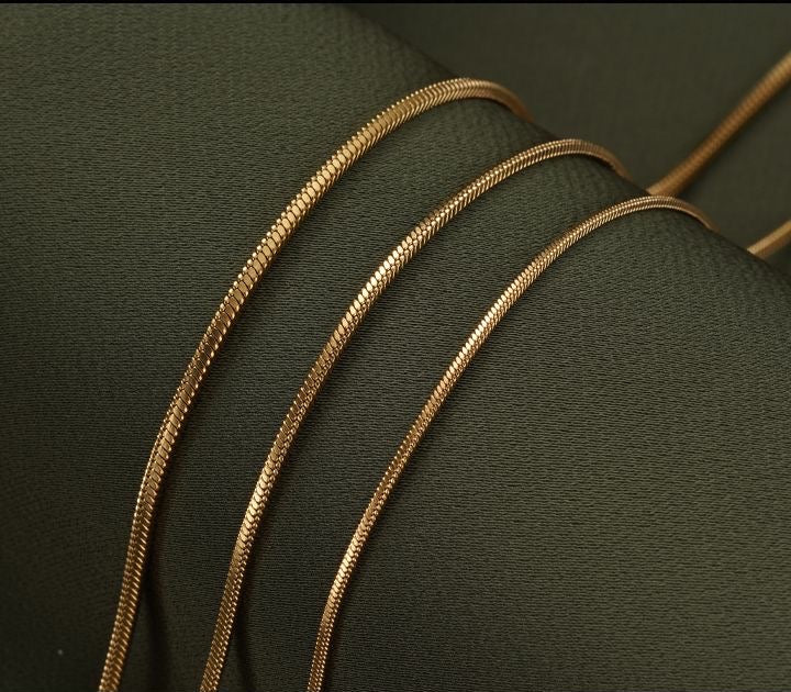 Chandler 14k Gold Snake Chain