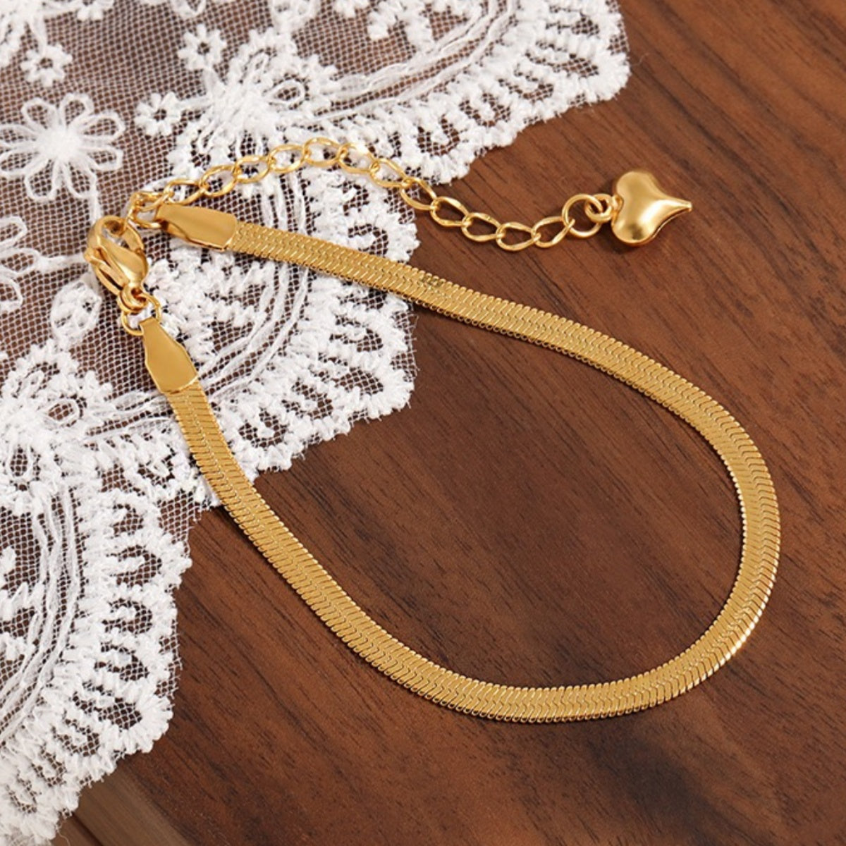 14K Gold Snake Chain Bracelet-Easy to Style