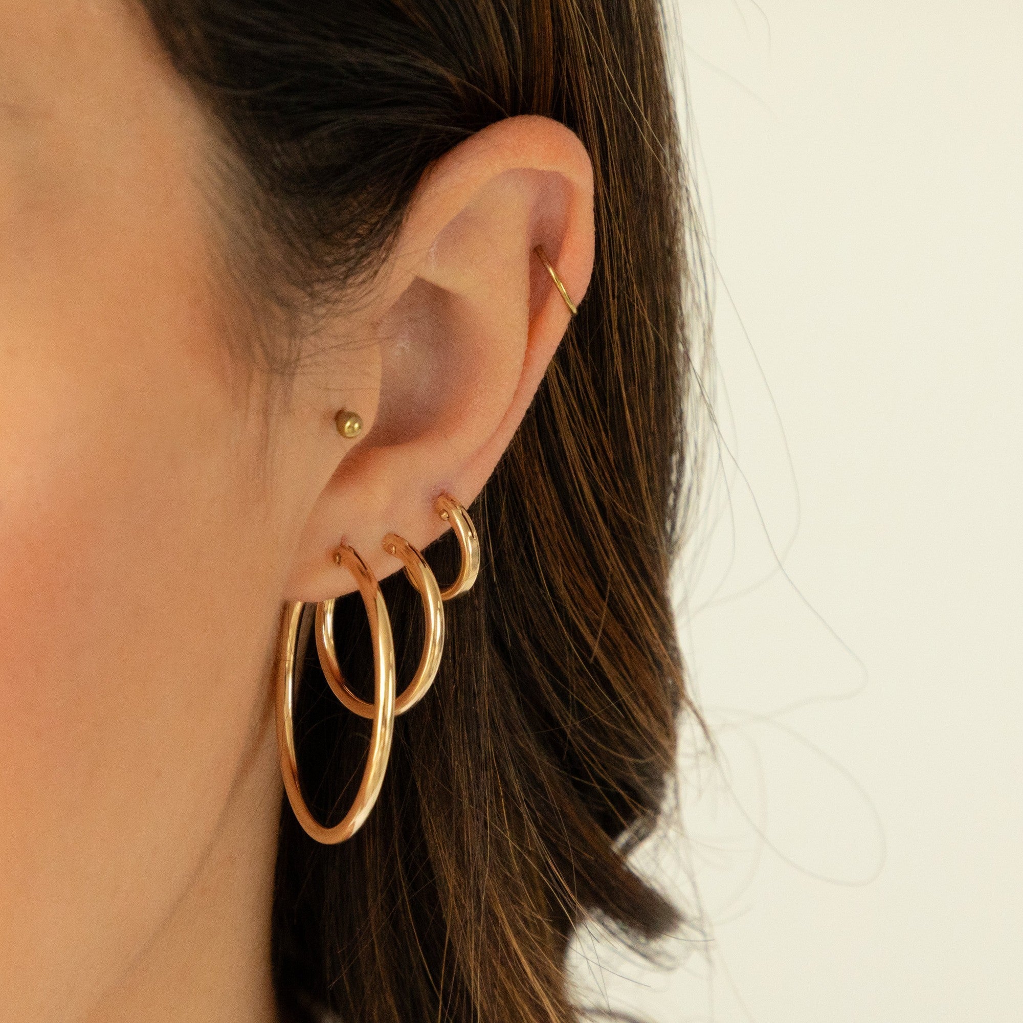 Everyday Hoop Earrings Set