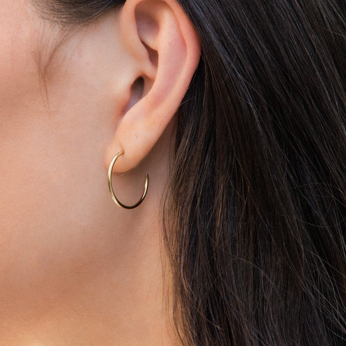 Open Hoop Earrings