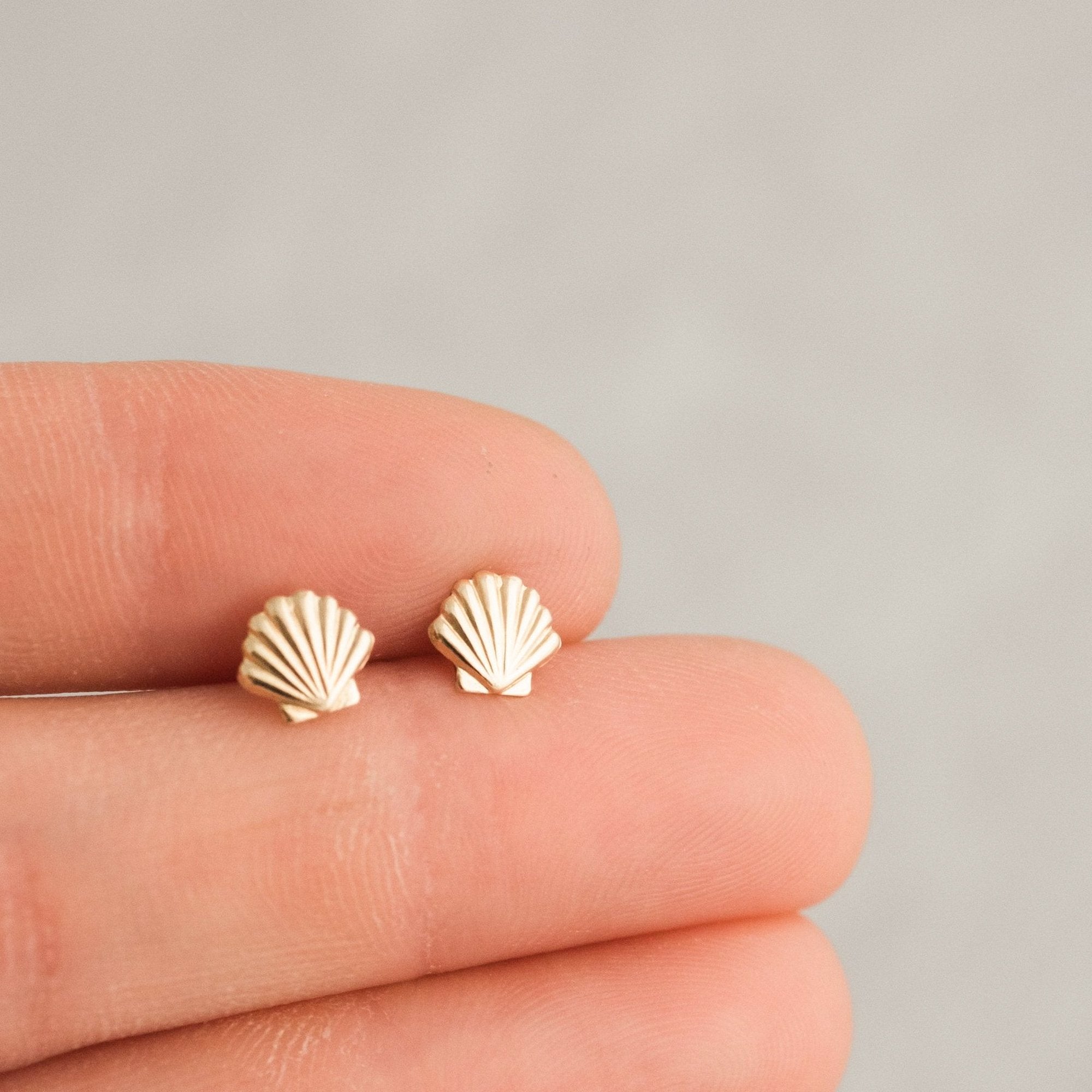 Seashell Stud Earrings