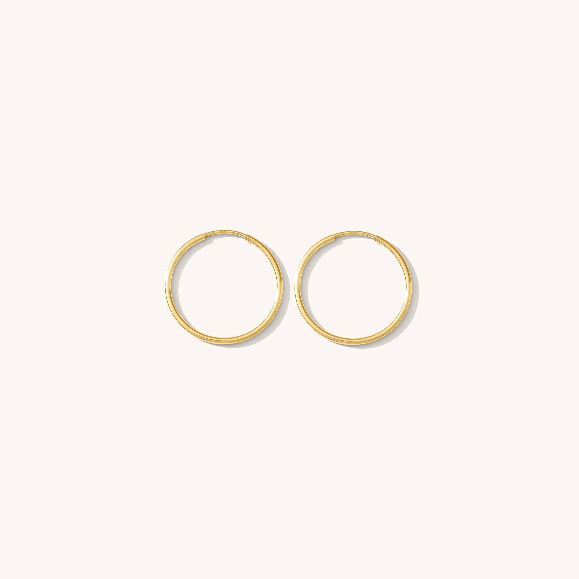 Thin Hoop Earrings