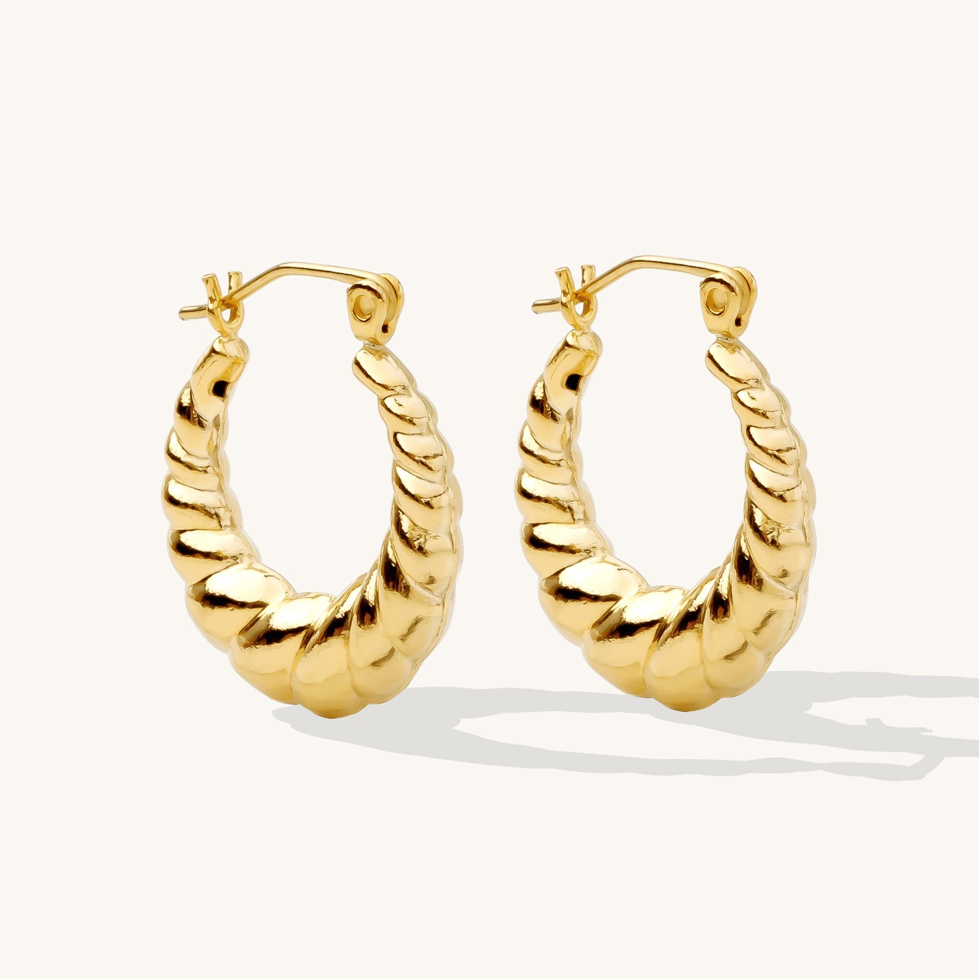 Croissant Hoop Earrings