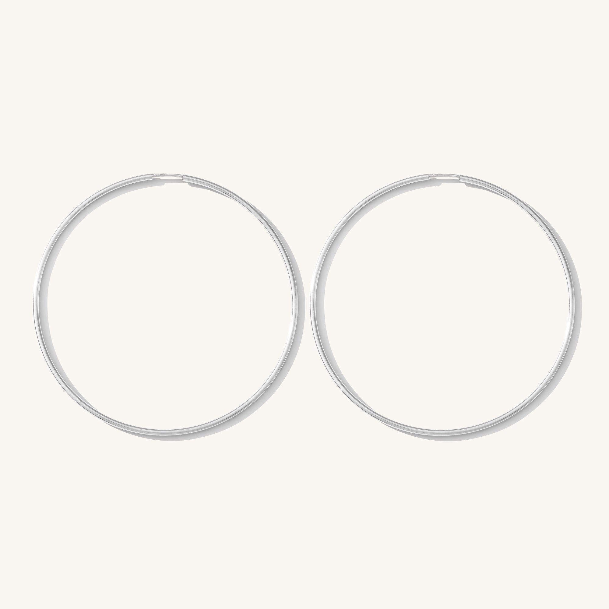 Thin Hoop Earrings