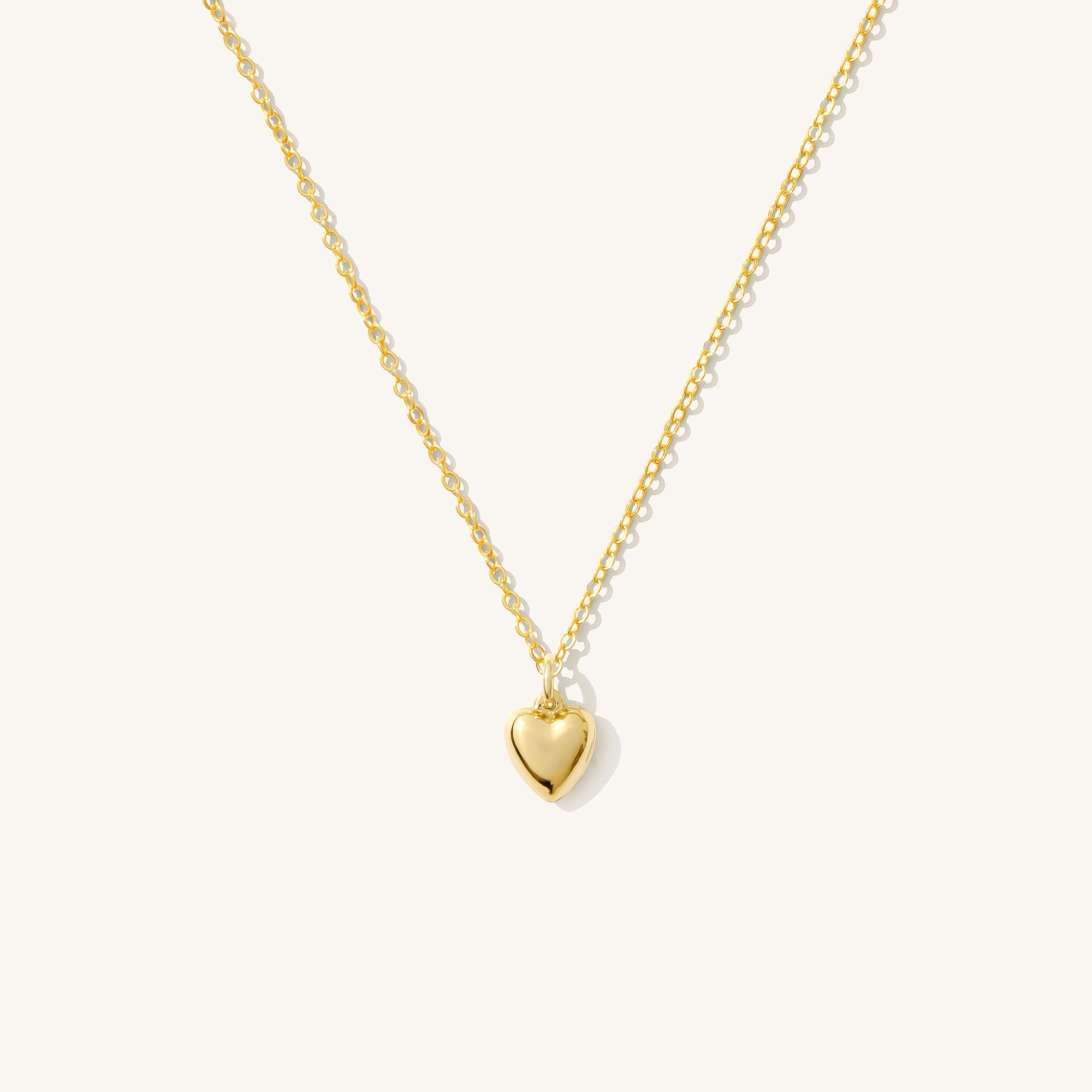 14K Gold Tiny Heart Necklace