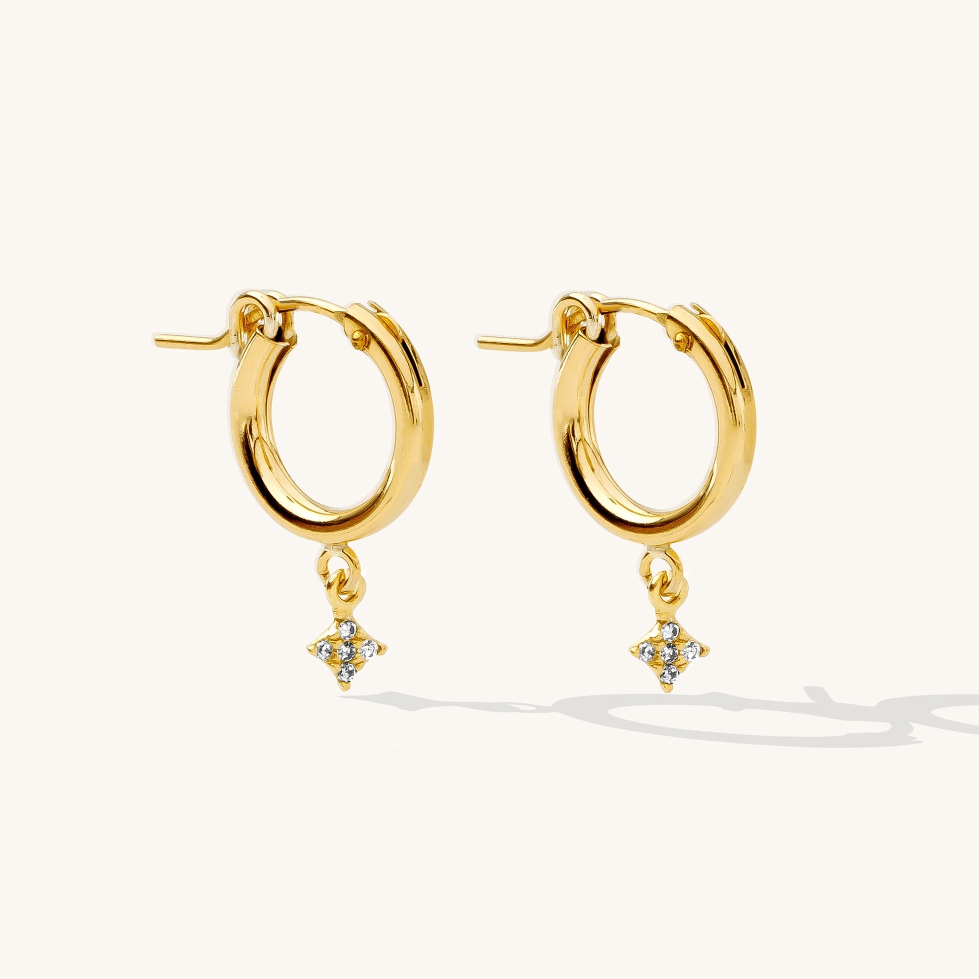 Stardust Hoop Earrings