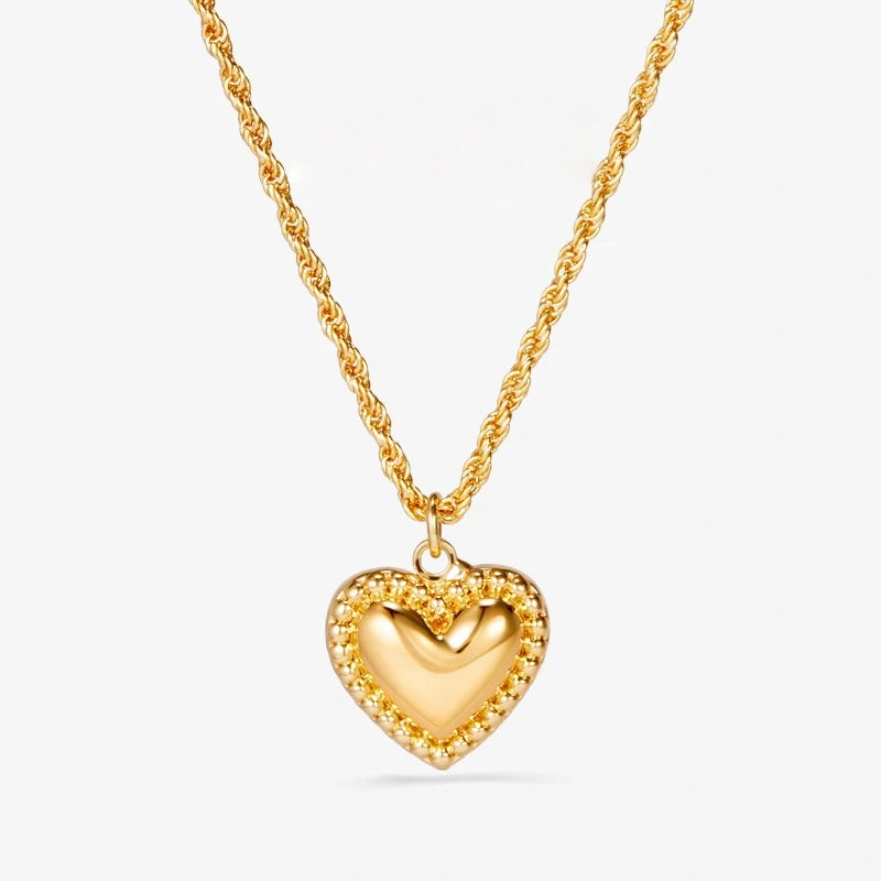 14K Gold Sweetheart Pendant Necklace